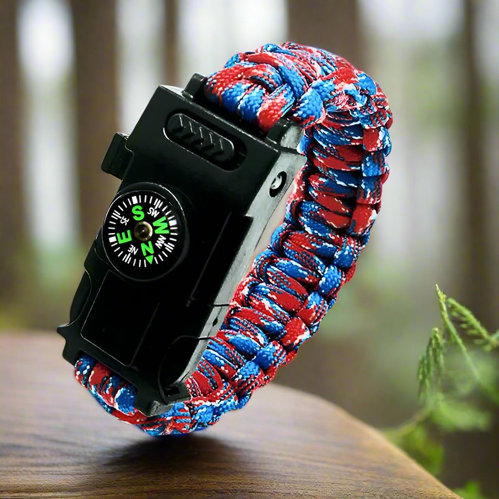 Emergency Paracord 550 4Mm Led Lights Camping Rope Parachute Cord Bracelet Survival Multifunction Outdoor Tools Camping Survival