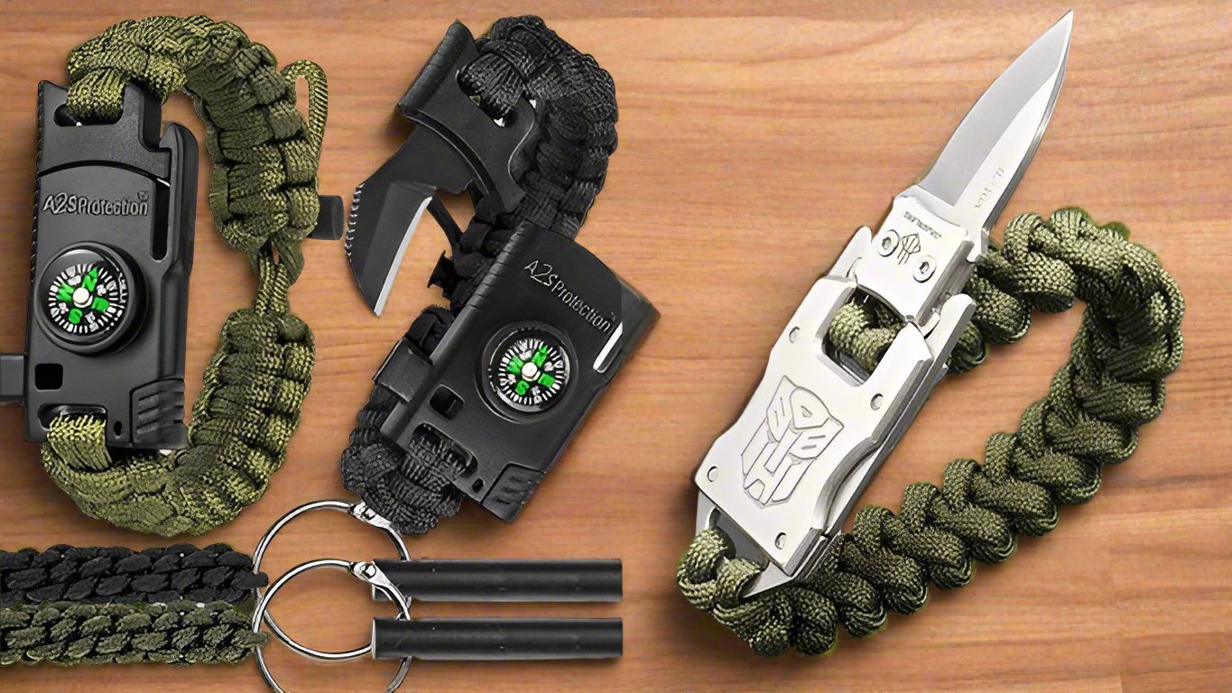 Paracord with LED Lights – Multifunctional Survival Bracelet for Camping & Outdoor Adventures