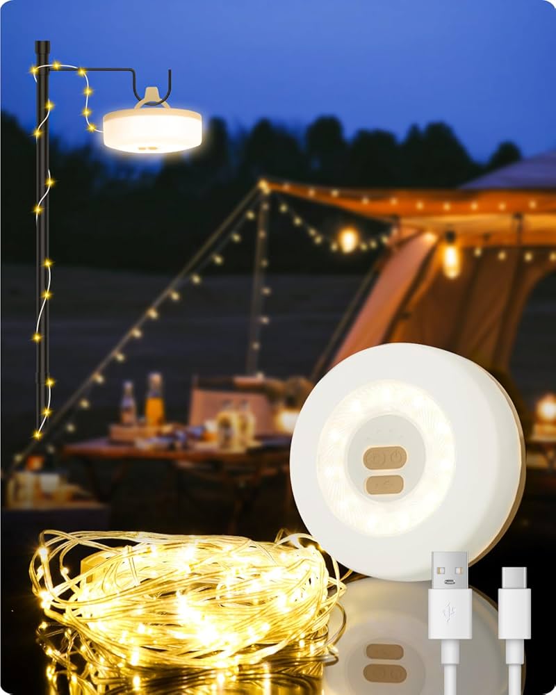 Outdoor Waterproof Portable String Lights - 8/10M | Perfect for Weddings, Parties, and Tent Decor