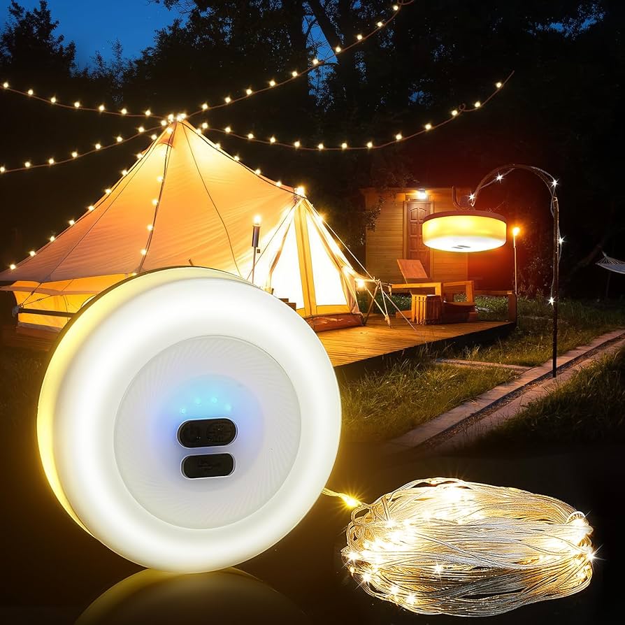 Outdoor Waterproof Portable String Lights - 8/10M | Perfect for Weddings, Parties, and Tent Decor