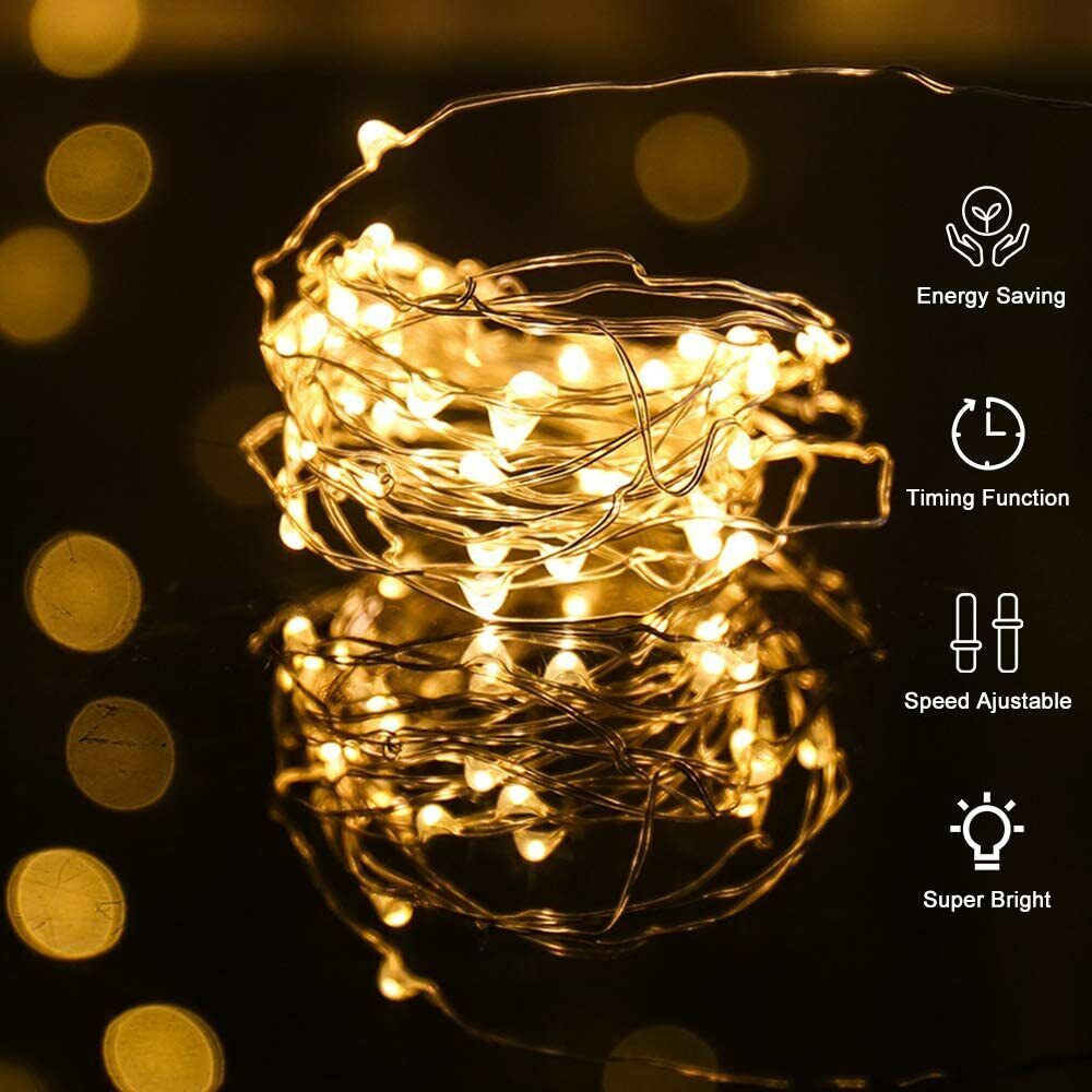 Outdoor Waterproof Portable String Lights - 8/10M | Perfect for Weddings, Parties, and Tent Decor