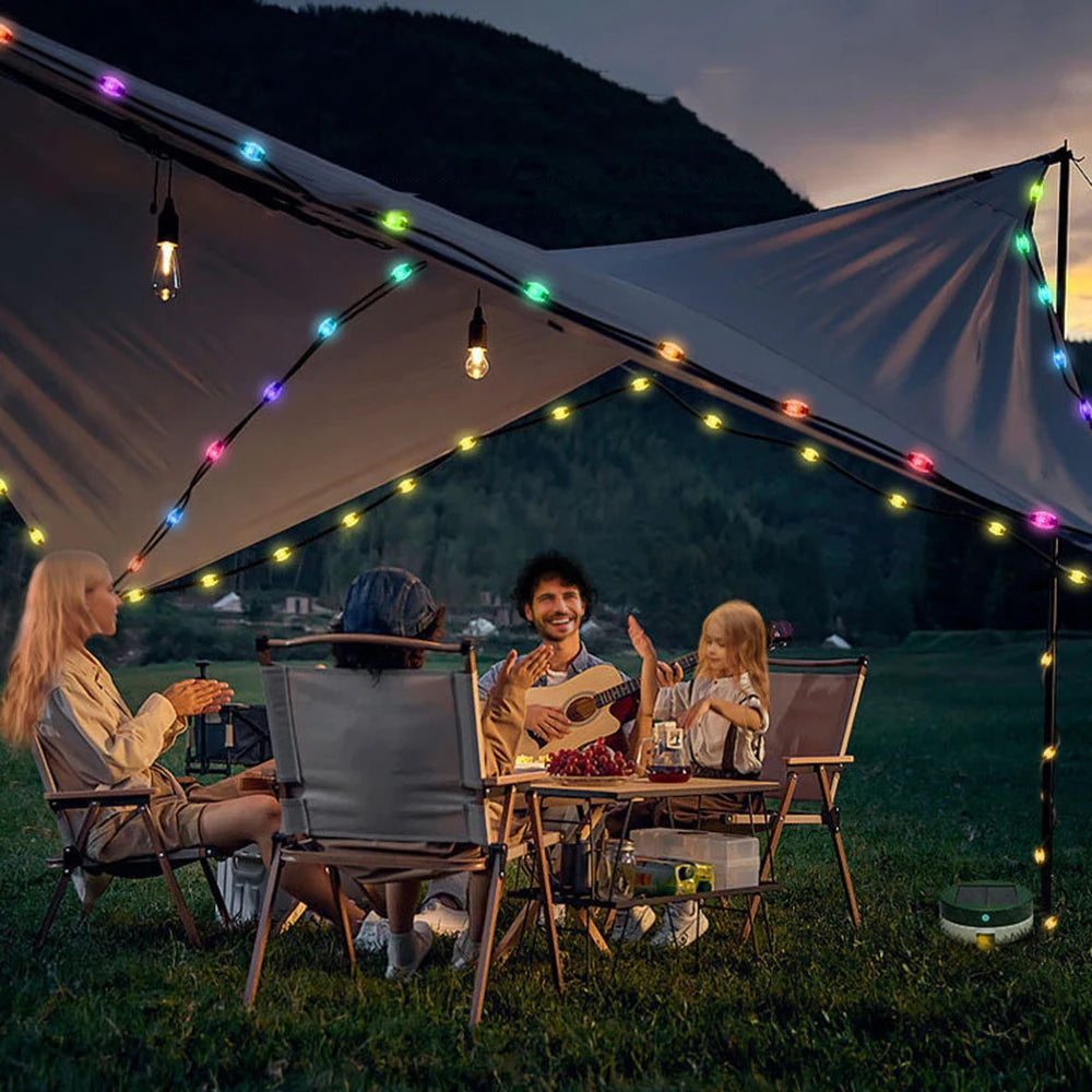 Outdoor Waterproof Portable String Lights - 8/10M | Perfect for Weddings, Parties, and Tent Decor