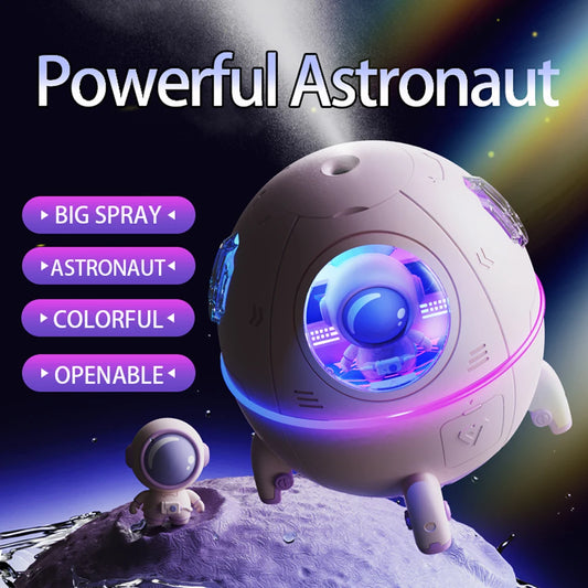 Astronaut Air Humidifier with Night Light – Perfect Gift for Kids