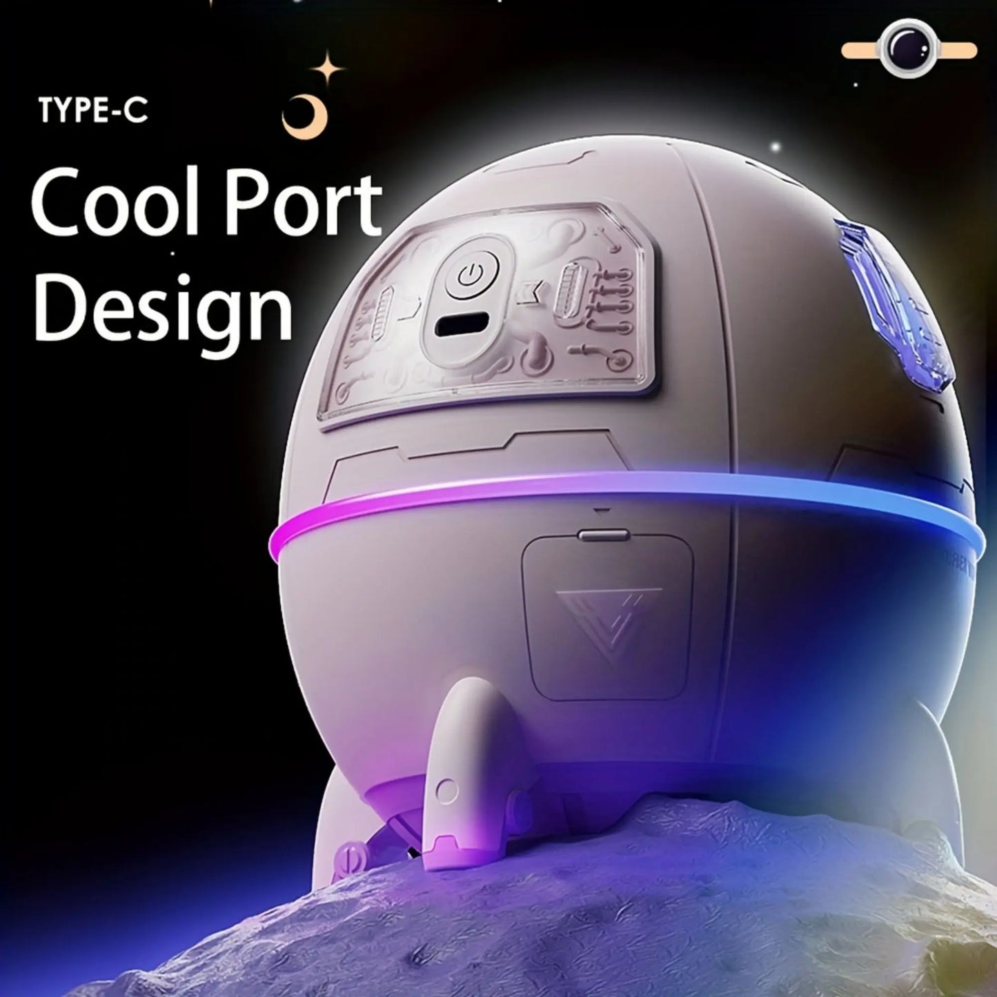 Astronaut Air Humidifier with Night Light – Perfect Gift for Kids