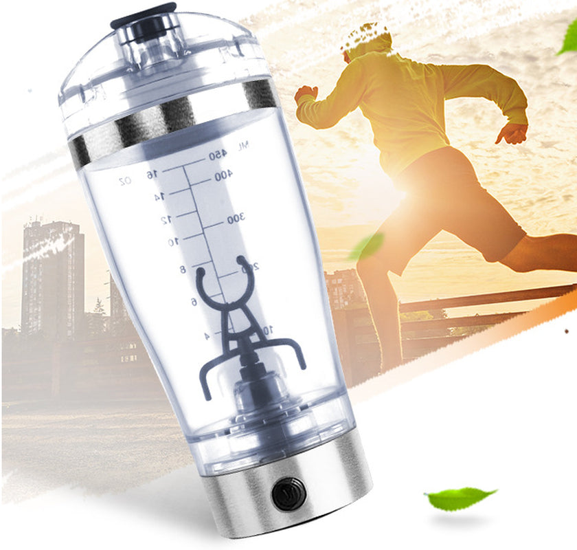 Electric Protein Shake Stirrer USB Shake Bottle Milk Coffee Blender Kettle Sports and Fitness Charging Electric Shaker Cup